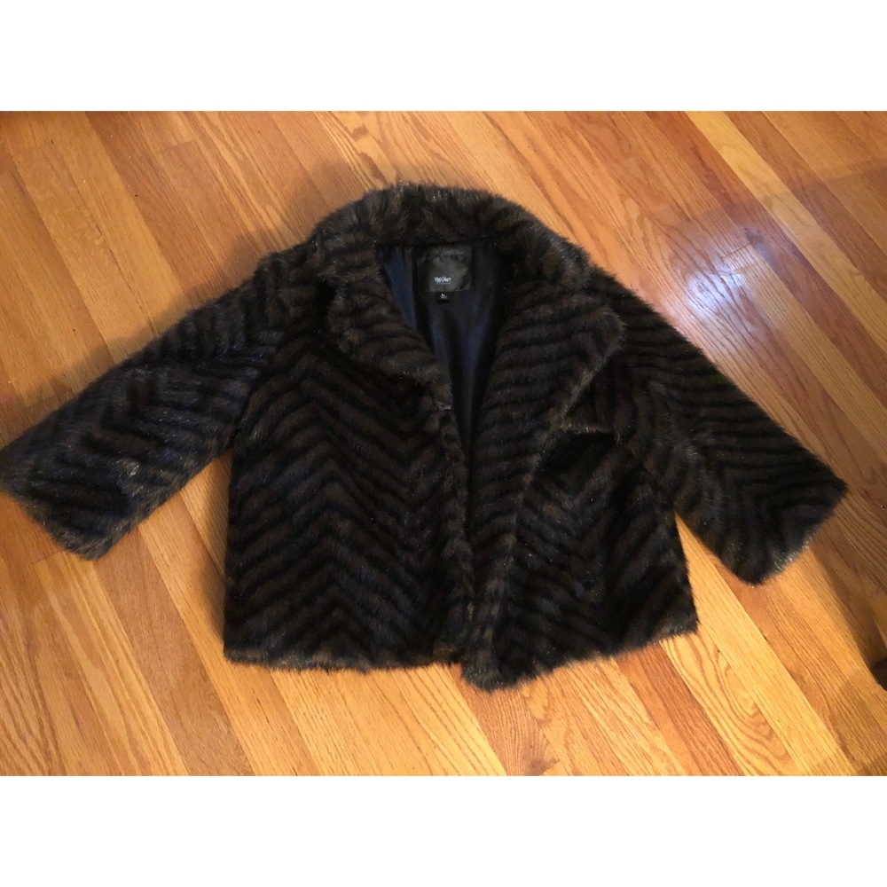 MOSSIMO | Chocolate Colored Faux Fur Size: L
